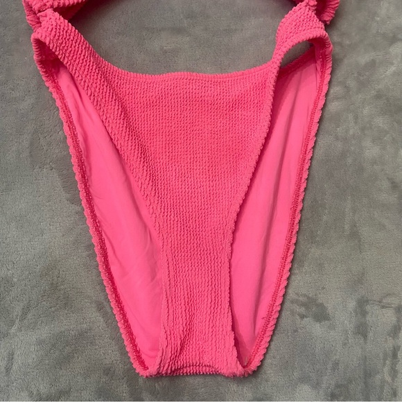 New! Good American always fits monokini hot neon pink nwot 24510 - Picture 6 of 11